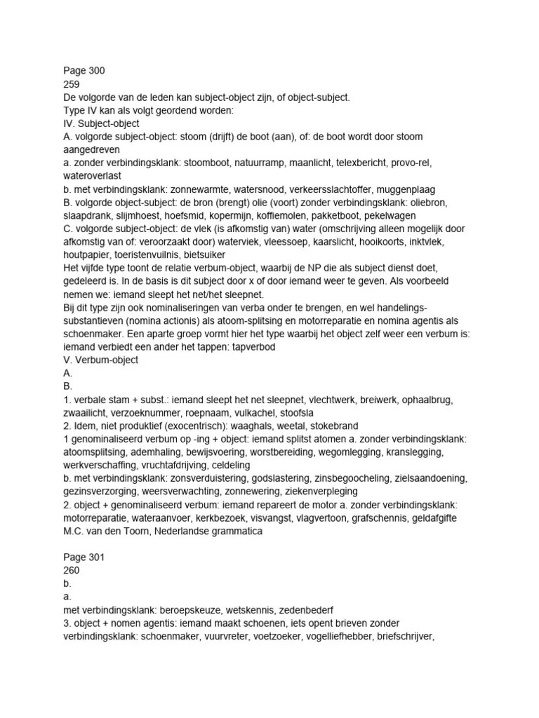 Nederlandse Grammatica Dutch Grammar Compress 300 | PDF