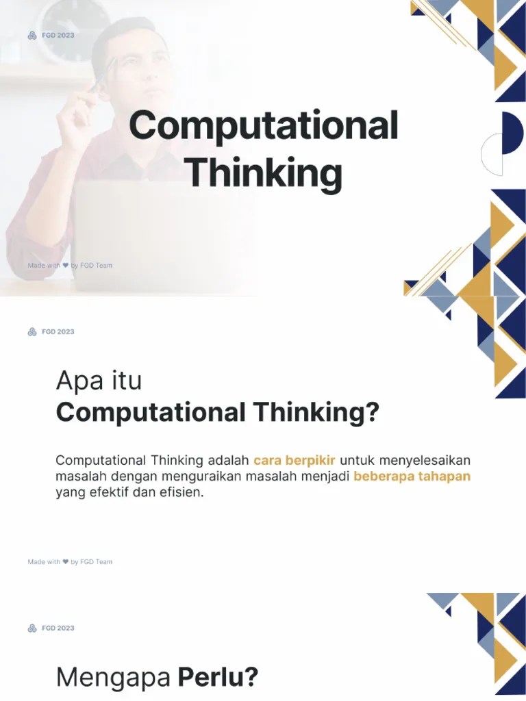 Computational Thinking | PDF