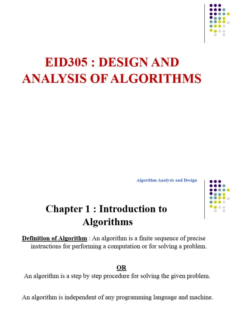 Module 1 Chapter 1 | PDF | Algorithms | Control Flow