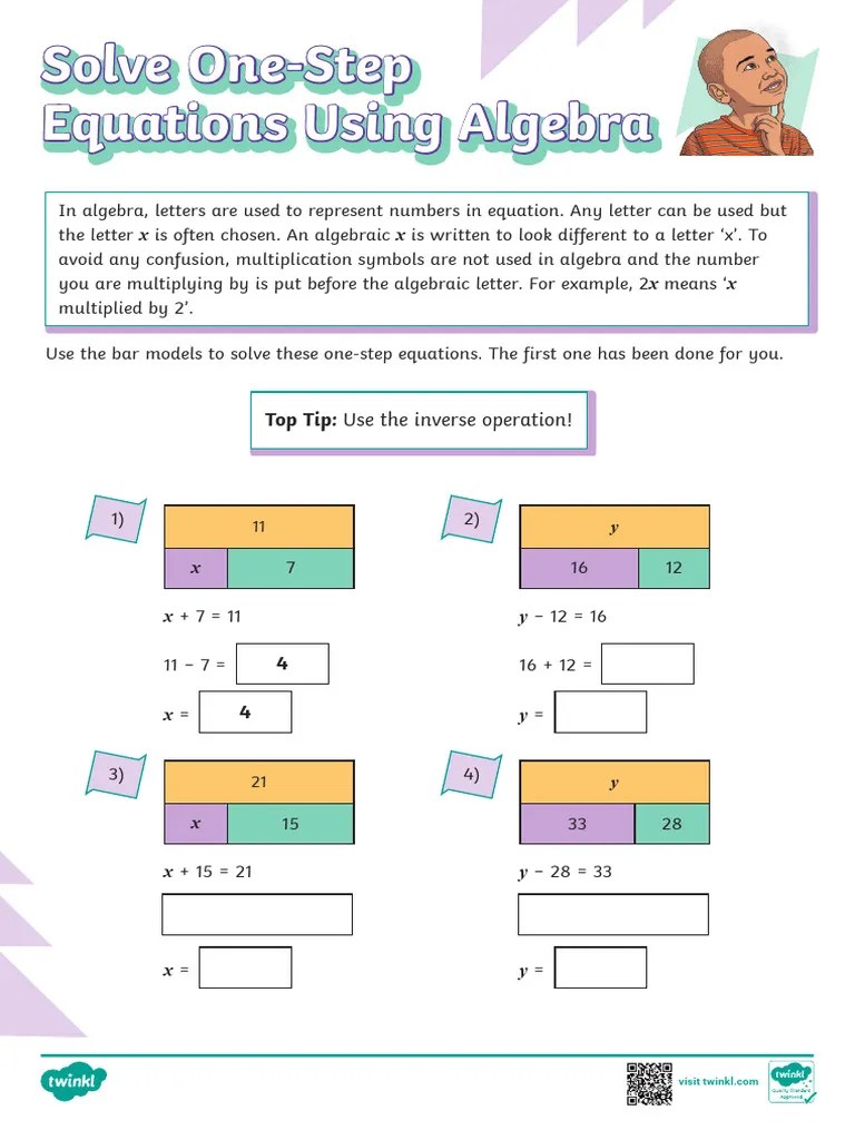 Year 6 Algebra Assignment | PDF | Algebra | Equations