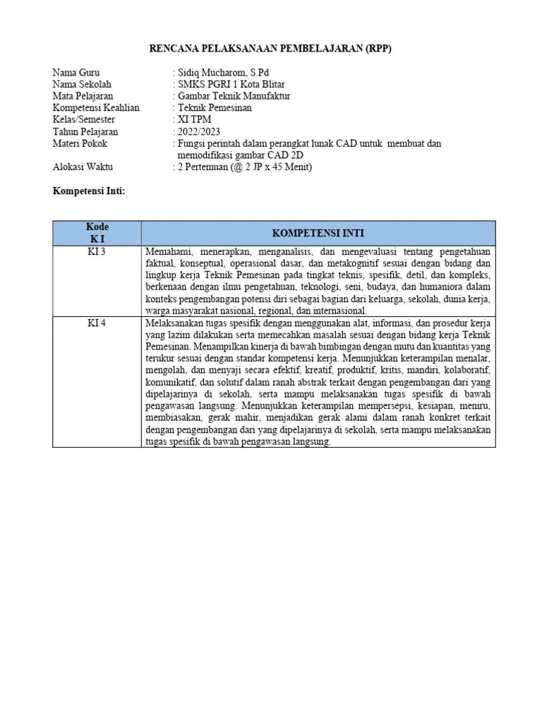 Desain Gambar Teknik Mesin | PDF