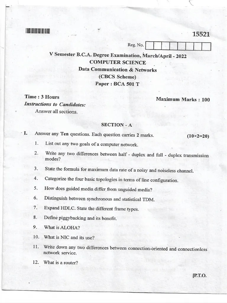 Data Communication And Networks | PDF