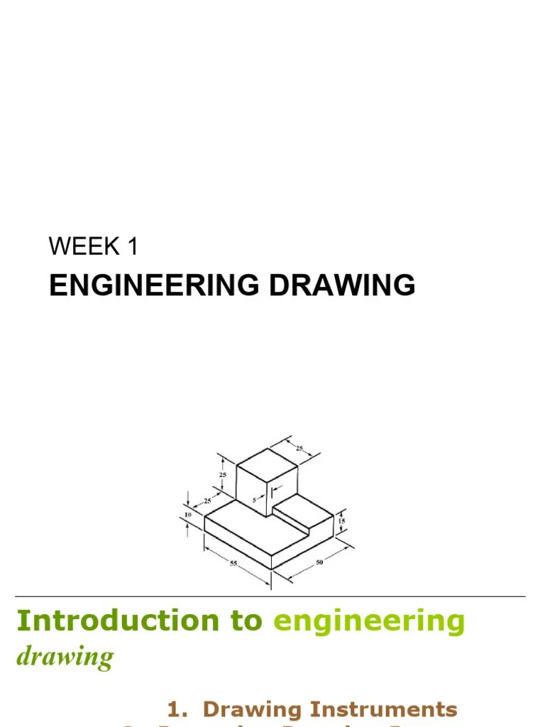Chapter 1 Introductiontoengineeringdrawing | PDF | Geometry | Drawing