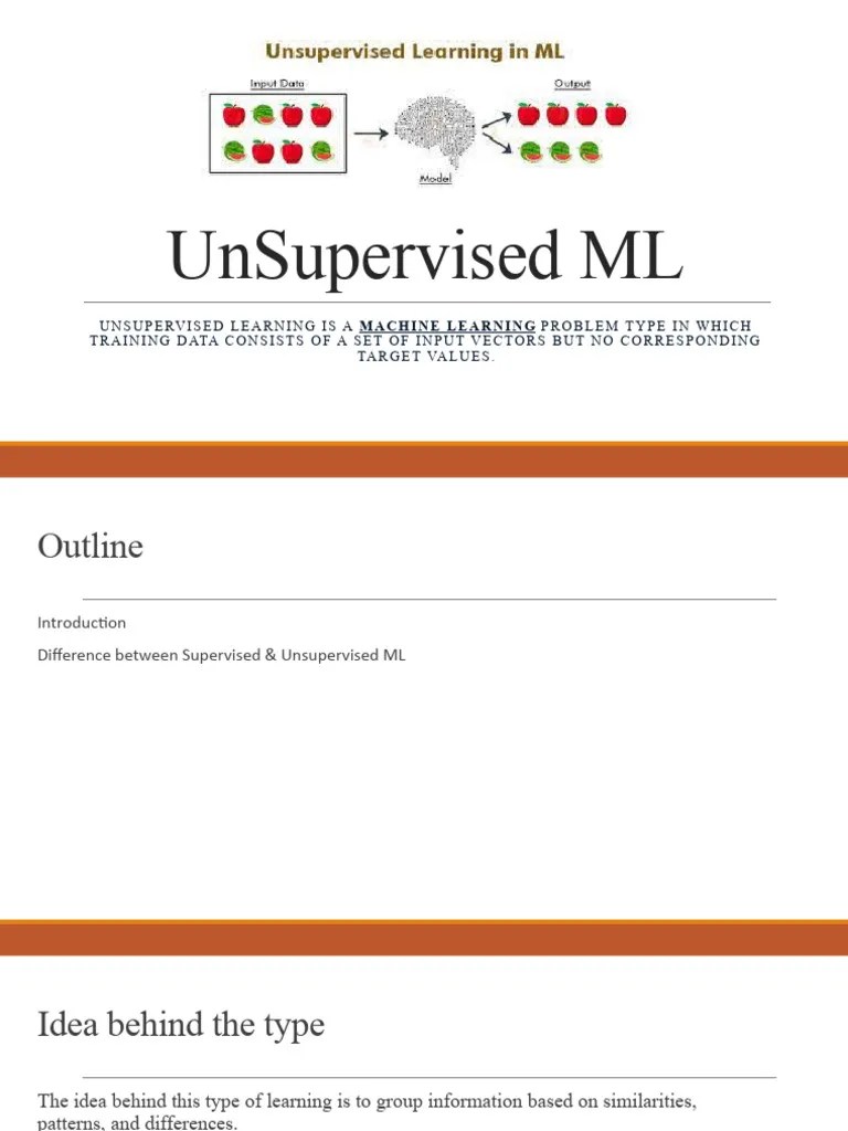 UnSupervised ML | Download Free PDF | Machine Learning | Cluster Analysis