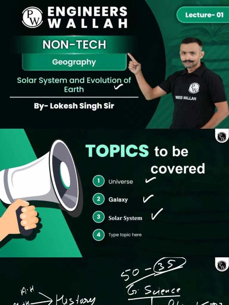 Geography 01 - Class Notes | PDF