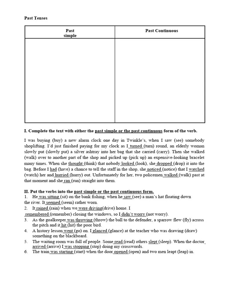 Past Simple Continuous Exercise 2 Pdf Pdf - Ocean Background Collection - High Resolution Quality