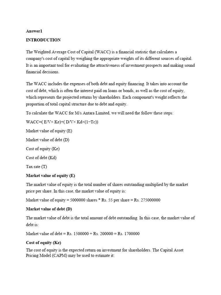 Corporate Finance | PDF | Cost Of Capital | Equity (Finance)