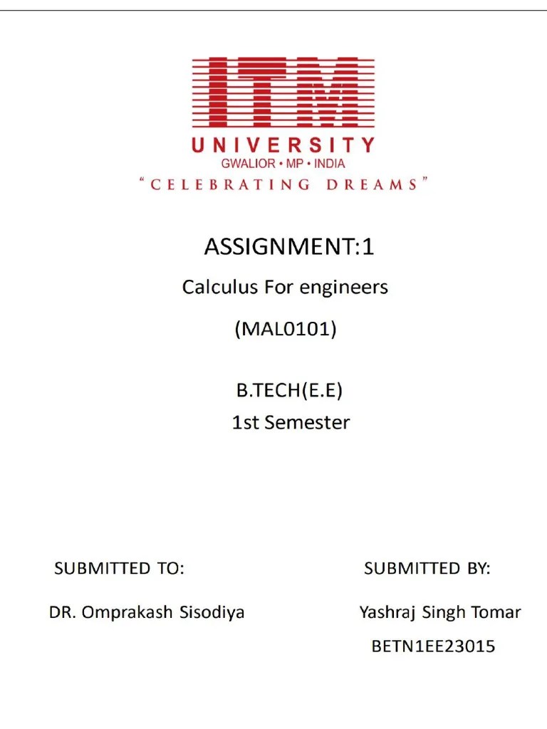 Math Assignment 2 Solution | PDF