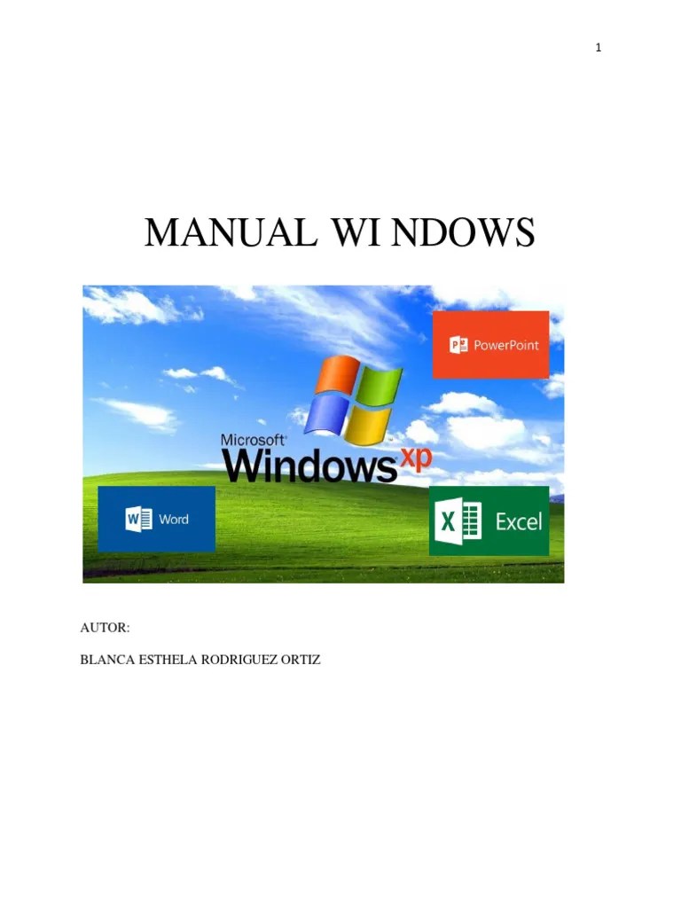 Manual Windows | PDF | Microsoft Windows | Ingeniería Informática