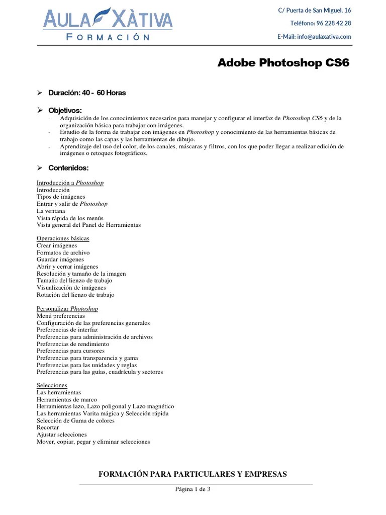 Curso Photoshop Cs6 | PDF | Adobe Photoshop | Informática