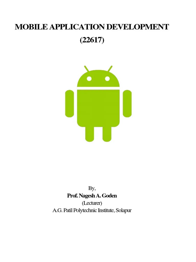 UNIT 1 NOTES Android And It's Tools | Download Free PDF | Android ...