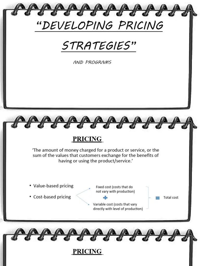 Pricing 1 | PDF | Pricing | Prices