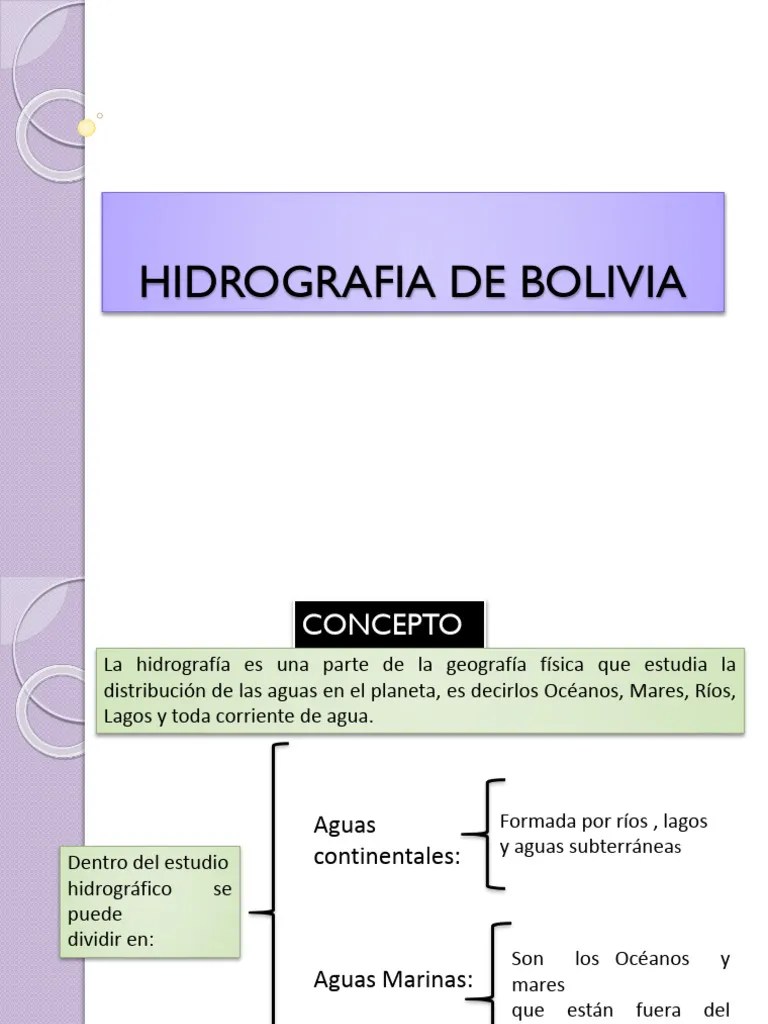 Hidrografia De Bolivia | Descargar Gratis PDF | Bolivia | Biomas Acuáticos