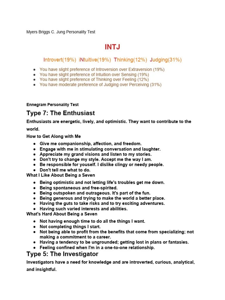 Personality Type | PDF | Extraversion And Introversion | Leadership