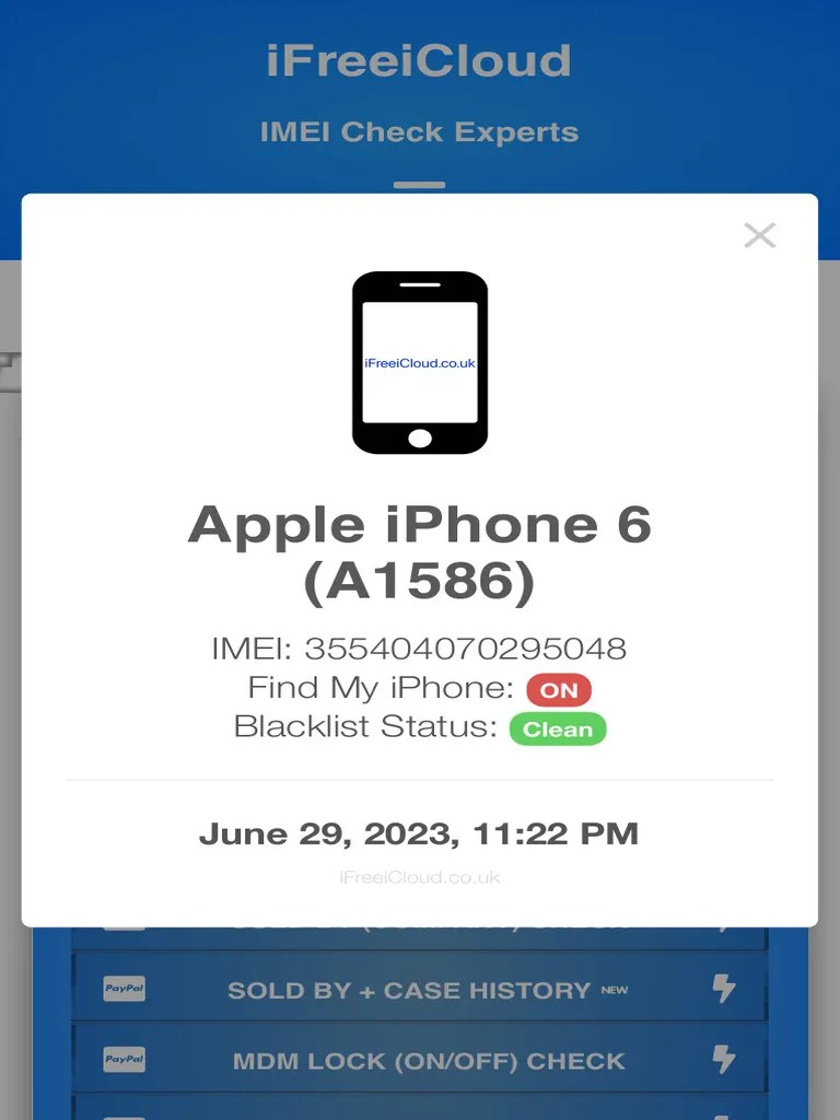 Free Apple IMEI Serial Check IFreeiCloud 2 | PDF