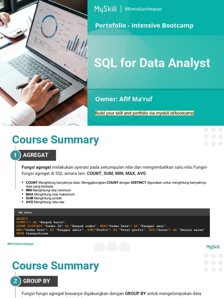 SQL For Data Analyst | PDF
