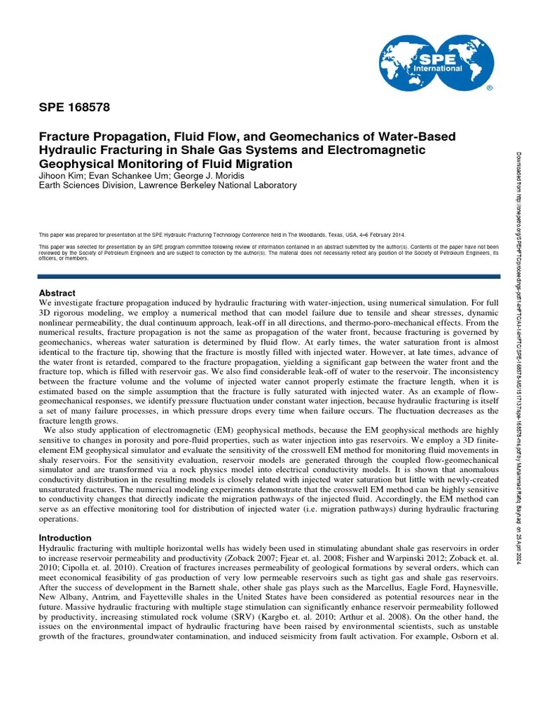 Jurnal 4 (Hydraulic Fracturing) | PDF | Petroleum Reservoir | Porosity