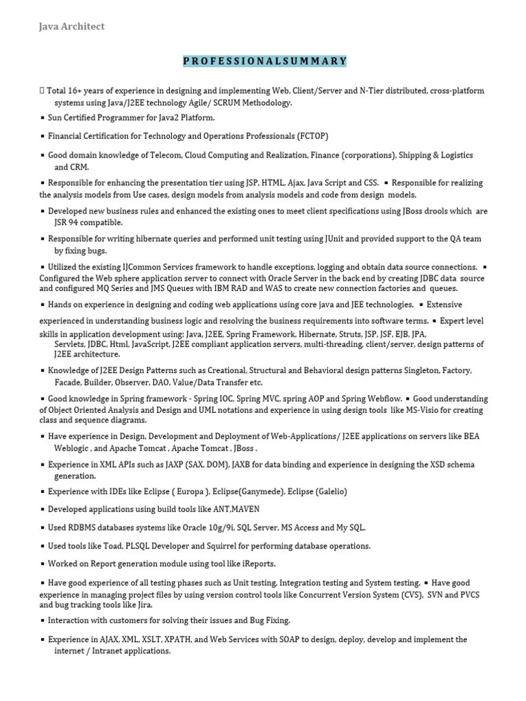 Java Architect 2 | PDF | Spring Framework | Net Beans