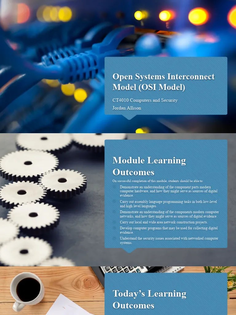 Slides - OSI Model | PDF | Computer Network | Osi Model