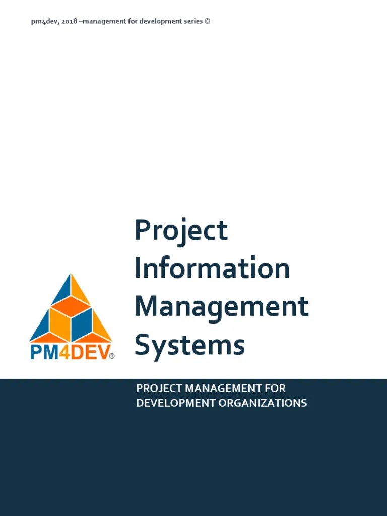 Project Information Management Systems2 | PDF | Information | Project ...