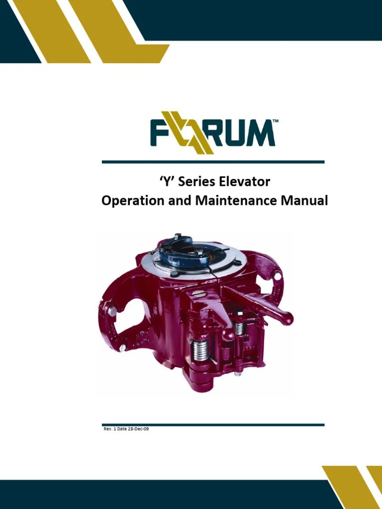 SERIES Y ELEVATOR Rev 1 2009 | PDF | Screw | Elevator