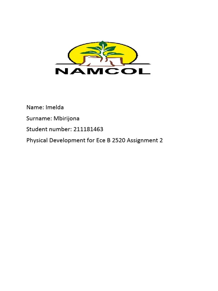 Physical Development In Early Childhood | PDF | Preschool