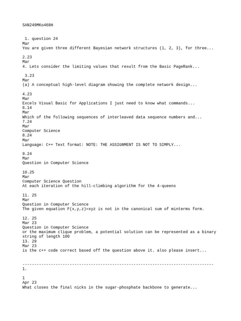 Chegg Answer | PDF | Computer Programming | Computing