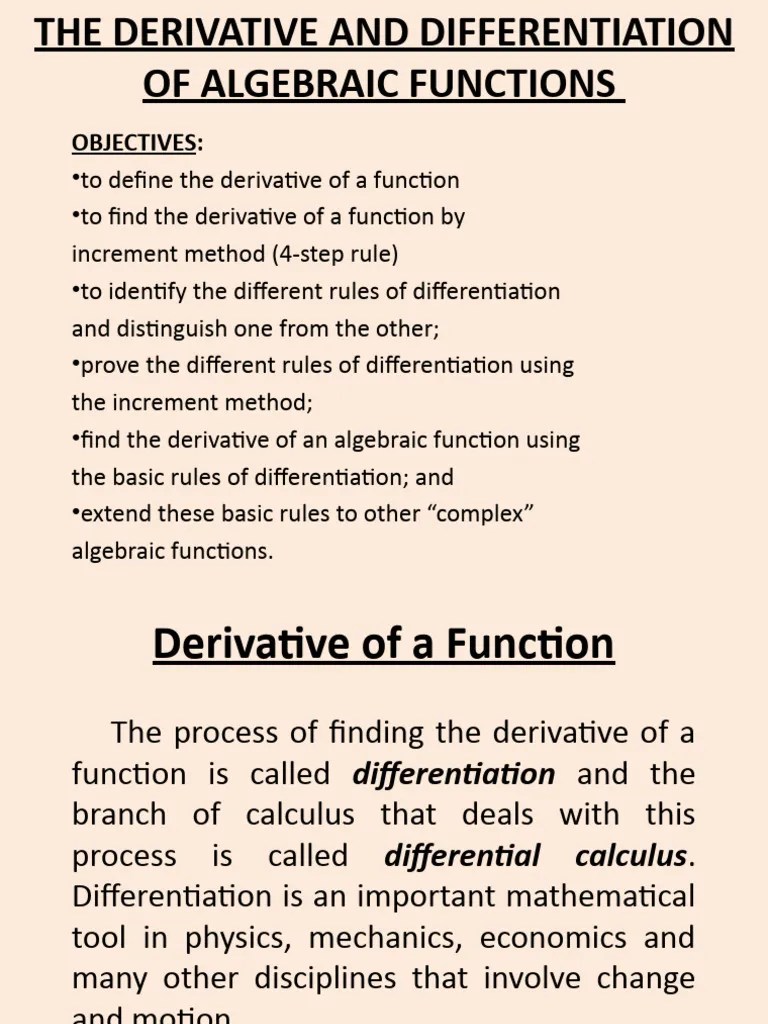 Derivative Part 2 | PDF | Derivative | Tangent