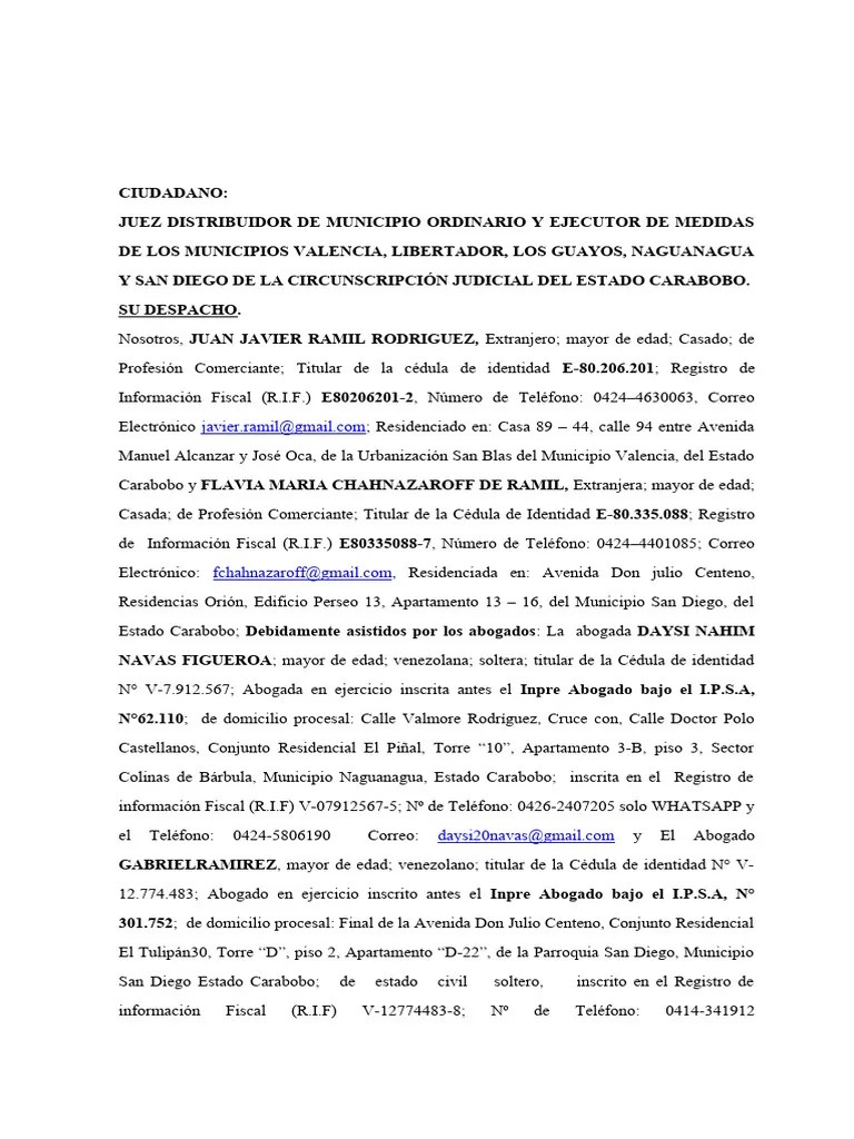 DIVORCIO FLAVIA Y JUAN (1) | PDF | Divorcio | Esposa