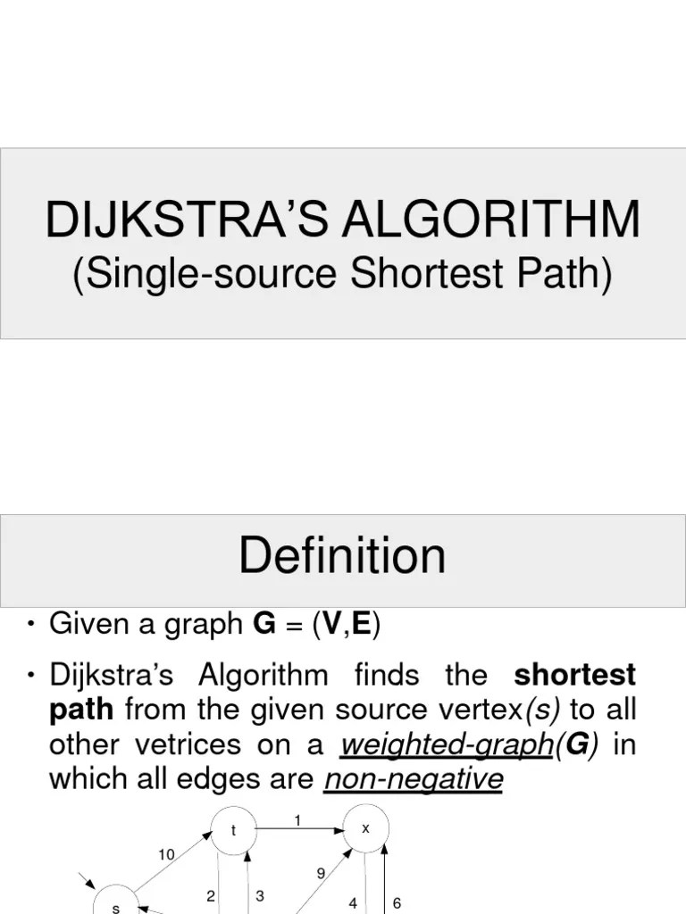 Dijkstras Shortest Path | PDF | Computational Complexity Theory ...