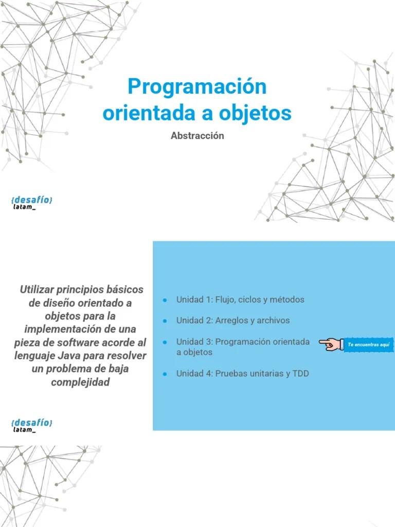 Presentación - Abstracción | PDF | Herencia (Programación Orientada A Objetos) | Objeto ...