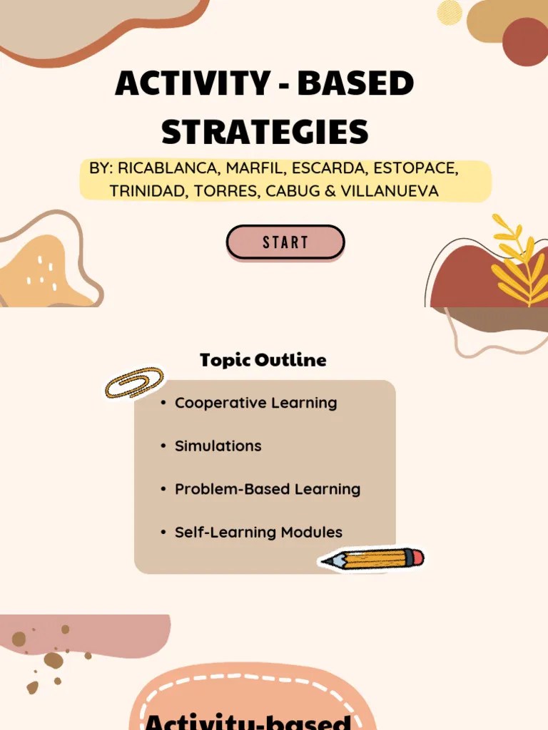 Activity-based Learning | PDF | Learning | Simulation