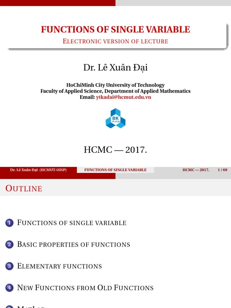 Functions Handout | PDF | Function (Mathematics) | Polynomial
