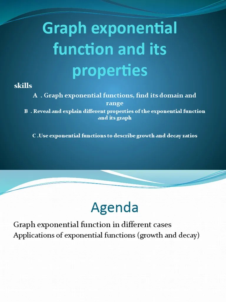 2 Graph Of Exponential Function | PDF