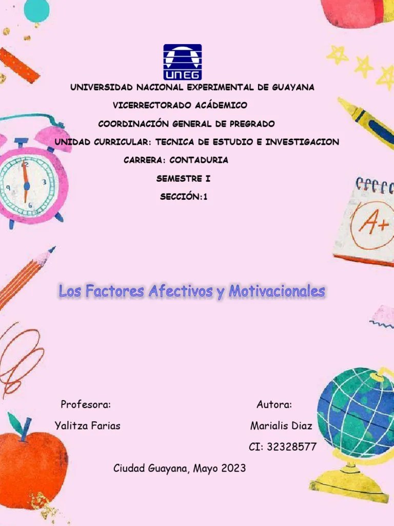 Factores Afectivos Y Emocionales | PDF | Aprendizaje | Las Emociones