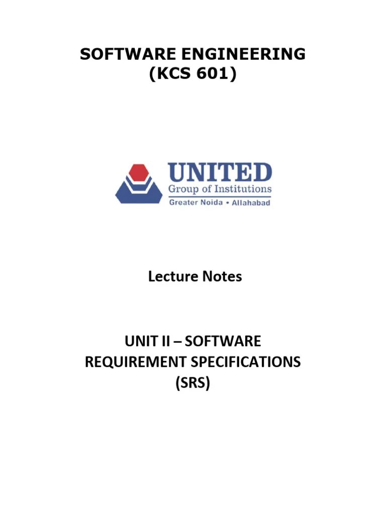 Software Engineering Unit-2 | PDF | Conceptual Model | Iso 9000