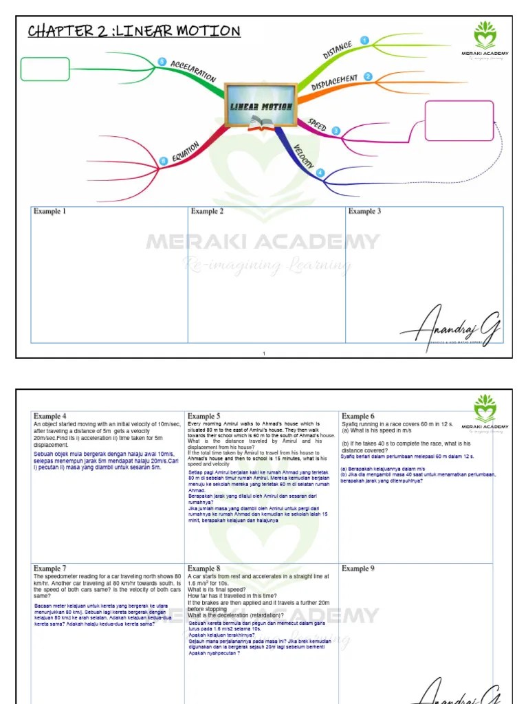 Chapter 2 (Part 1) | PDF | Acceleration | Velocity