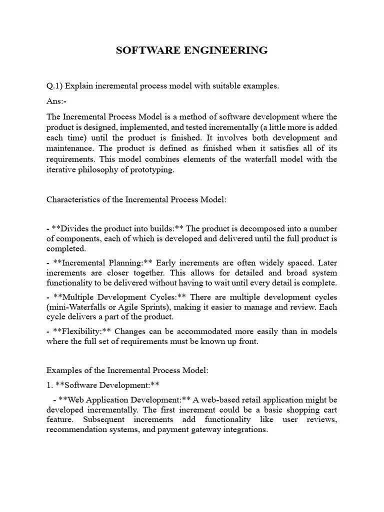 Software Engineering | Download Free PDF | Software Development Process ...