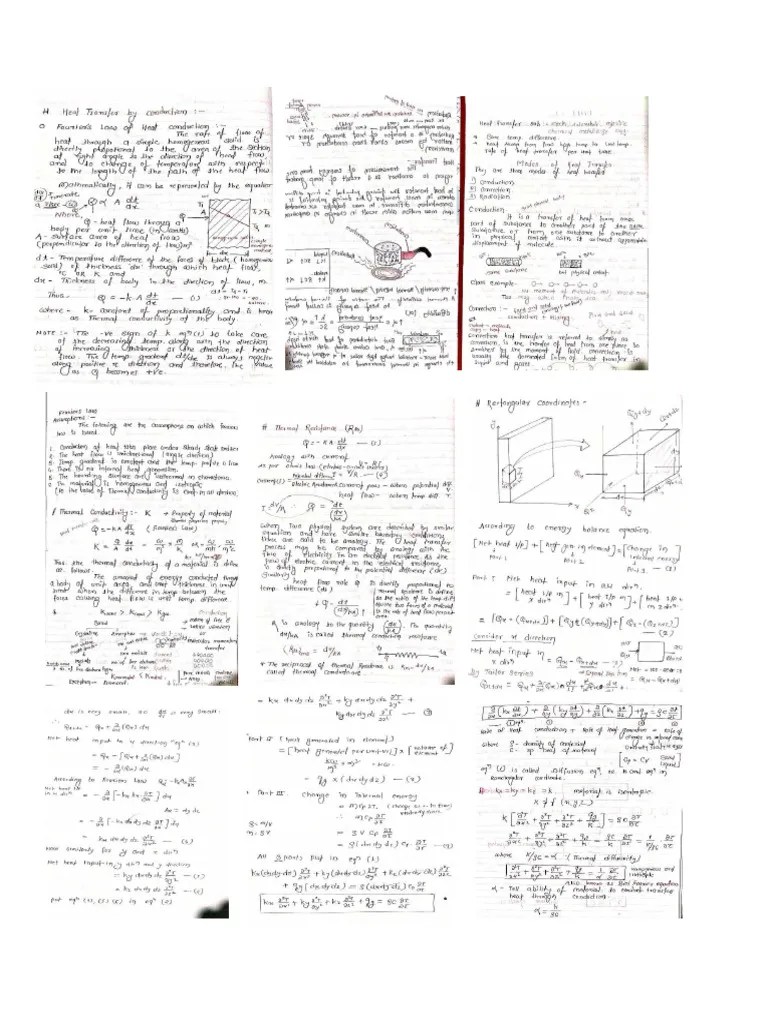 Heat Transfer Unit 1 | PDF