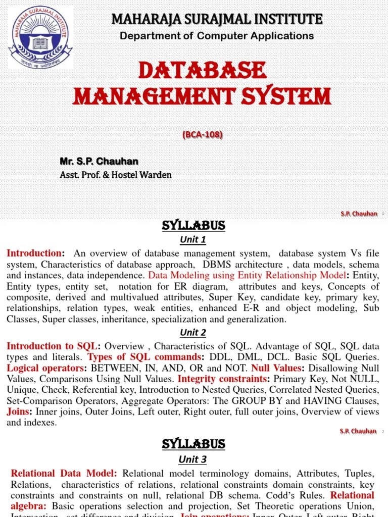 DBMS Intro 1 | PDF | Databases | Relational Database