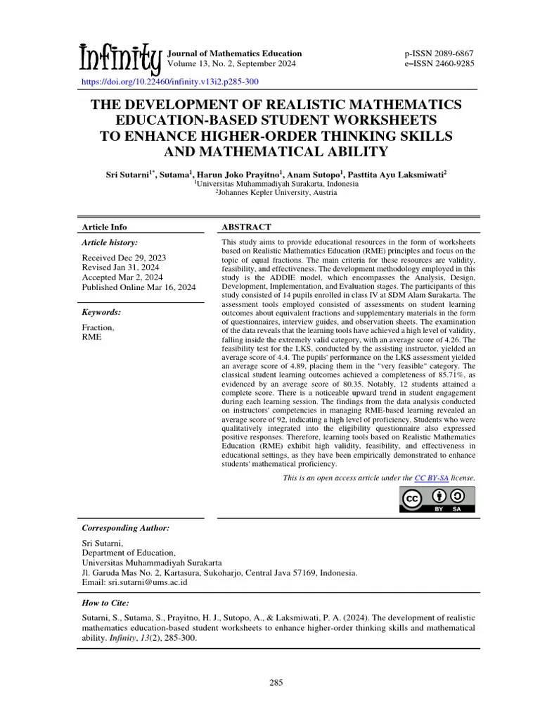 RME Worksheets Boost Math Skills | PDF | Instructional Design | Learning