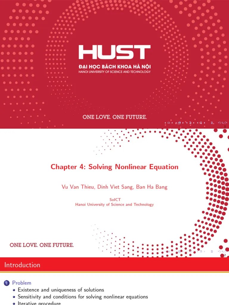 Chapter 4 - Solving Nonlinear Equation | PDF | Nonlinear System ...