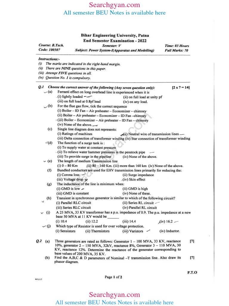 Power System 1 | PDF | Electric Power Transmission | Electrical Components