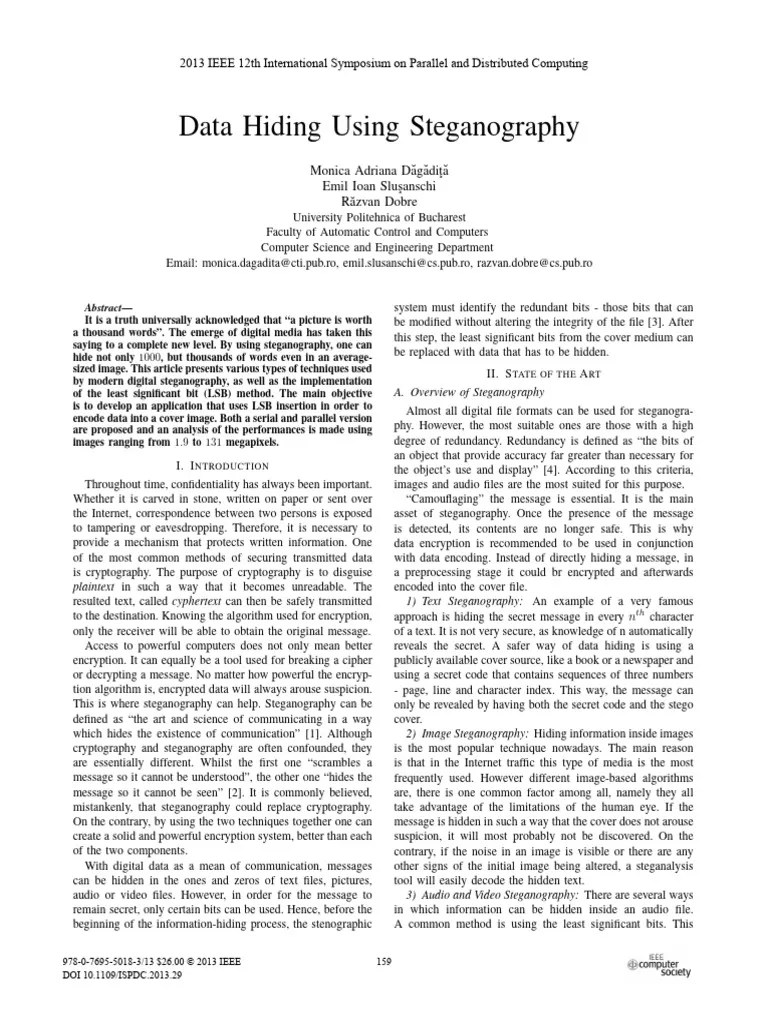 Ieee | PDF | Data Compression | Cryptography