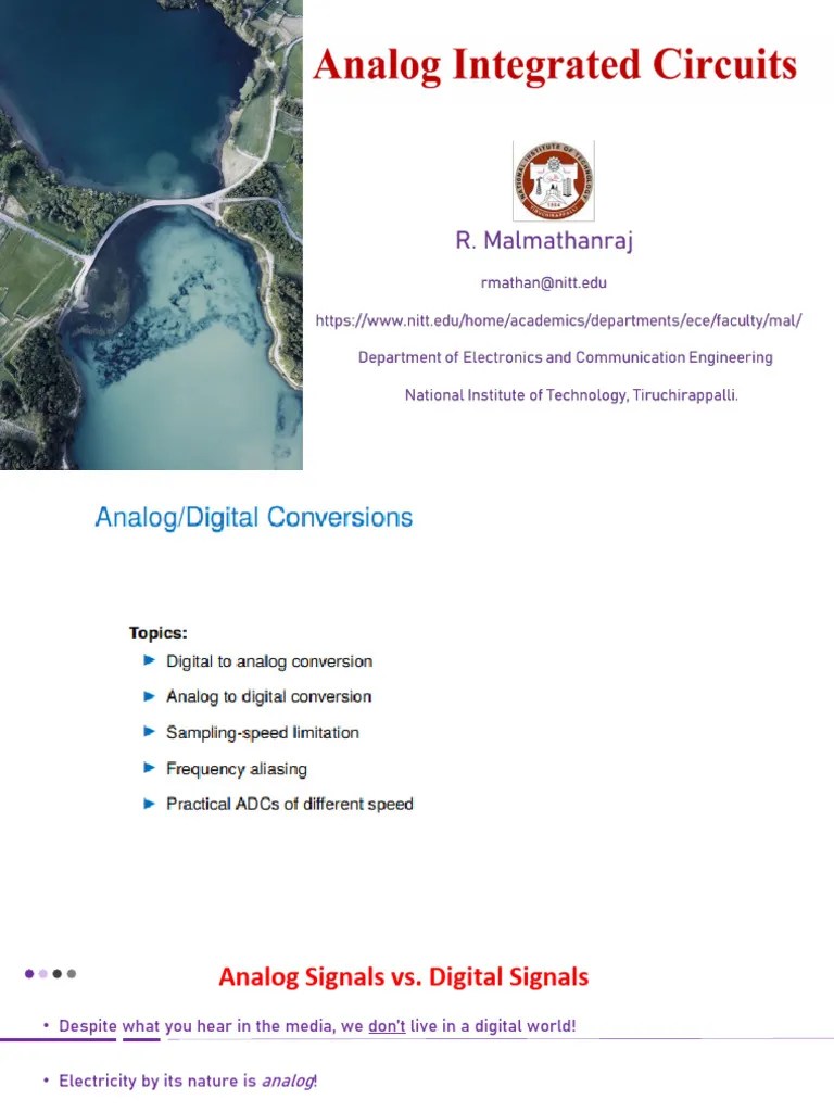 Data Converters Final | PDF | Analog To Digital Converter | Digital To ...