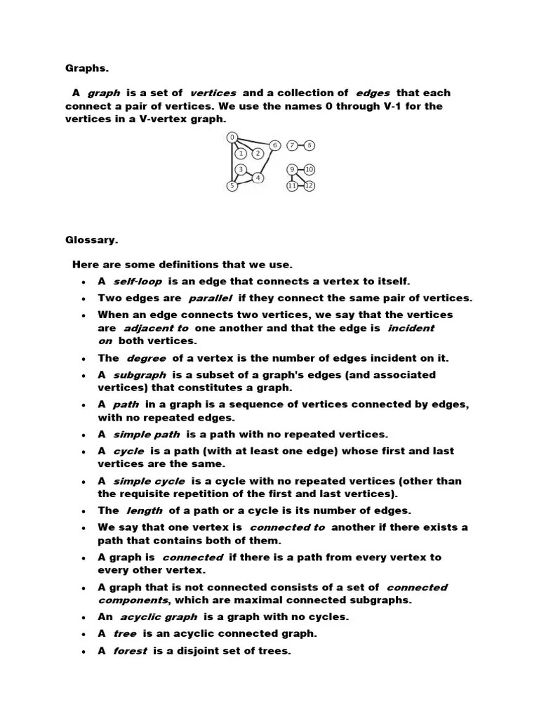 Graphs | PDF | Vertex (Graph Theory) | Graph Theory