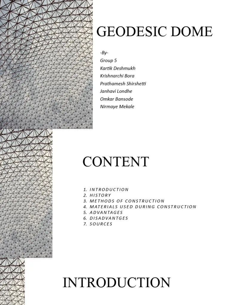 Geodesic Dome | PDF | Dome