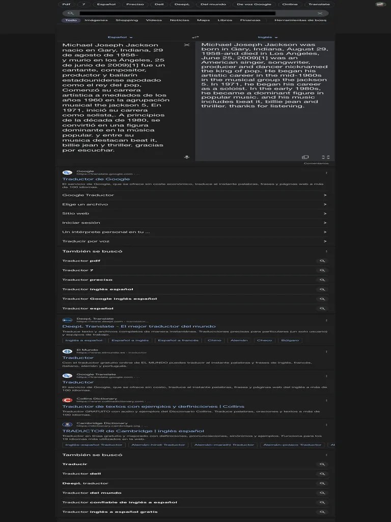 Traductor - Buscar Con Google | Descargar Gratis PDF | Traducciones | Lingüística