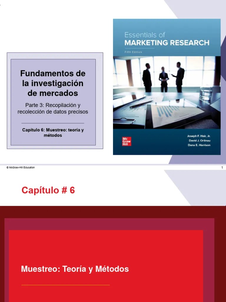 Capítulo 6 - Métodos De Muestreo | PDF | Muestreo (Estadísticas ...