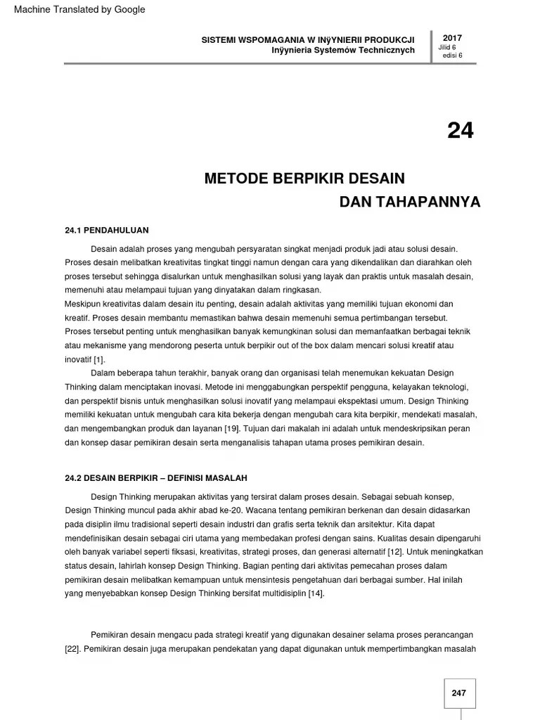 The Design Thinking Method And Its | PDF